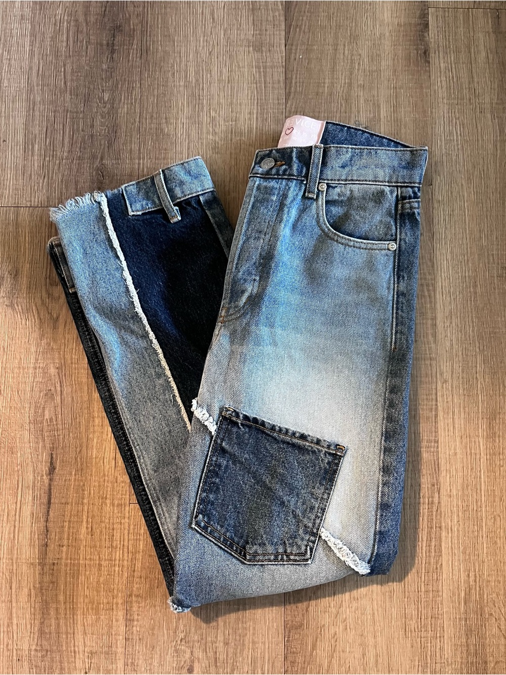 Revice Women’s Y2K Patchwork Jeans